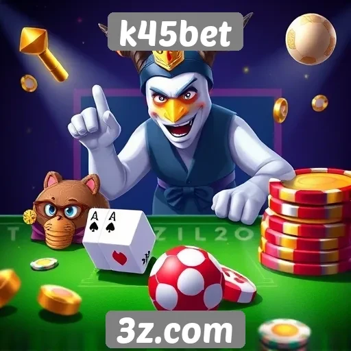 Plataforma k45bet oferece diversidade em jogos de cassino